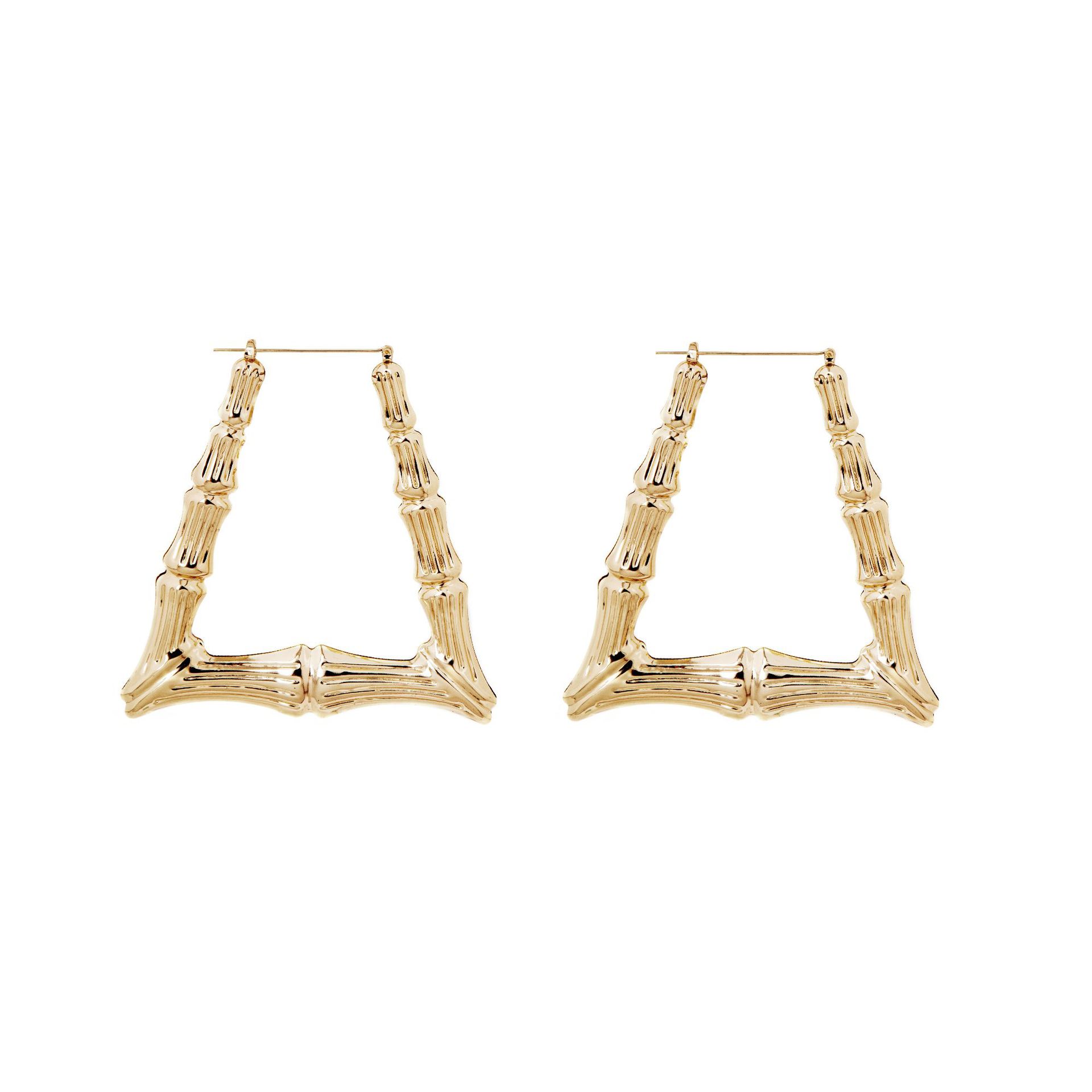 Double Bamboo Hoop Earrings1 product image